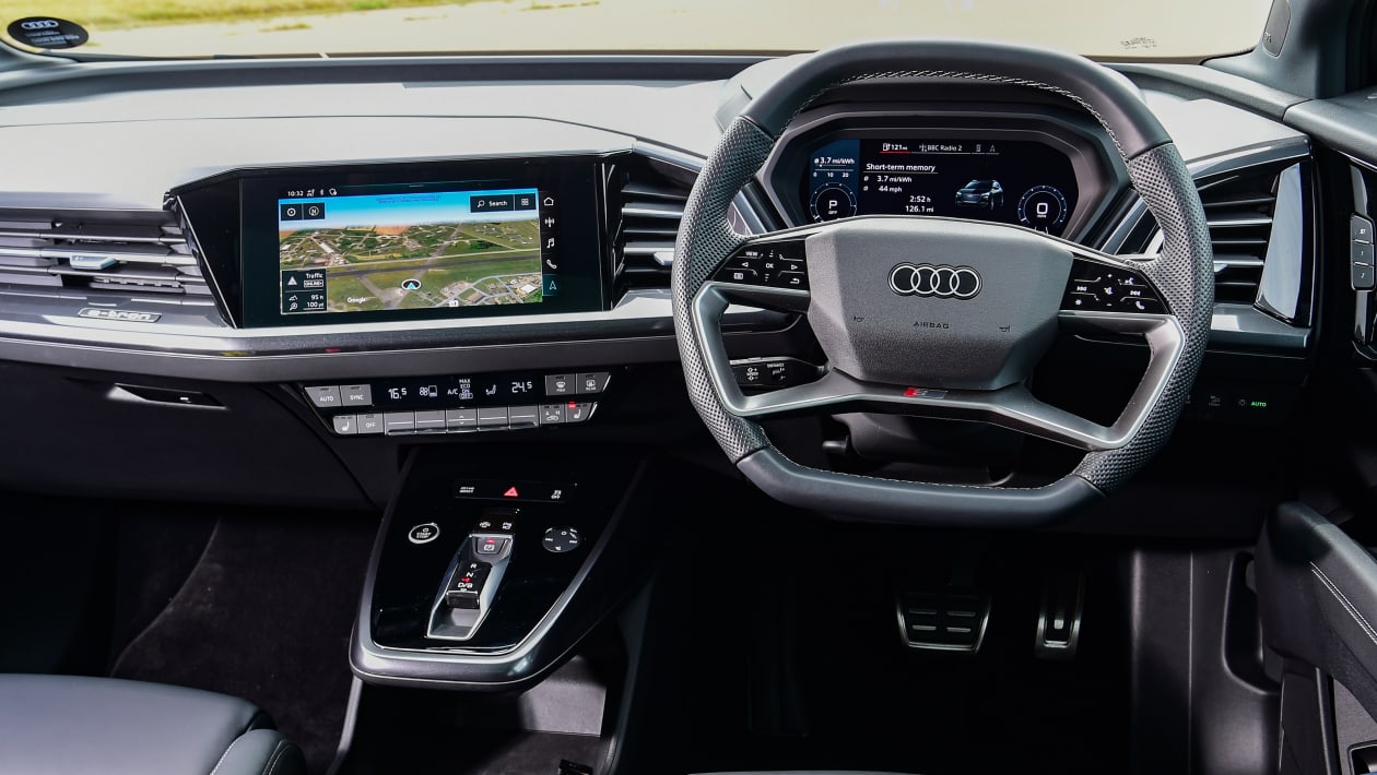 Audi Q4 etron review interior, dashboard & infotainment DrivingElectric